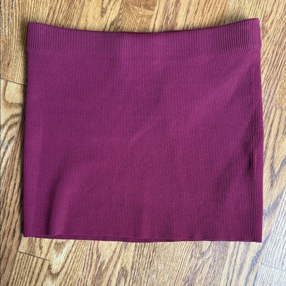 Zara pull on knit miniskirt